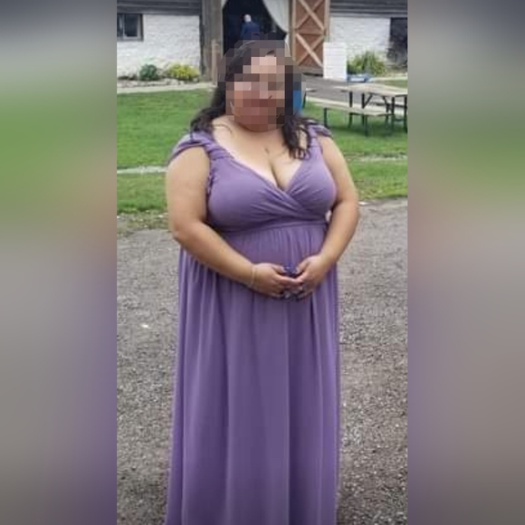 Bill Levkoff bridesmaids dress in Victorian Lilac - Picture 4 of 7